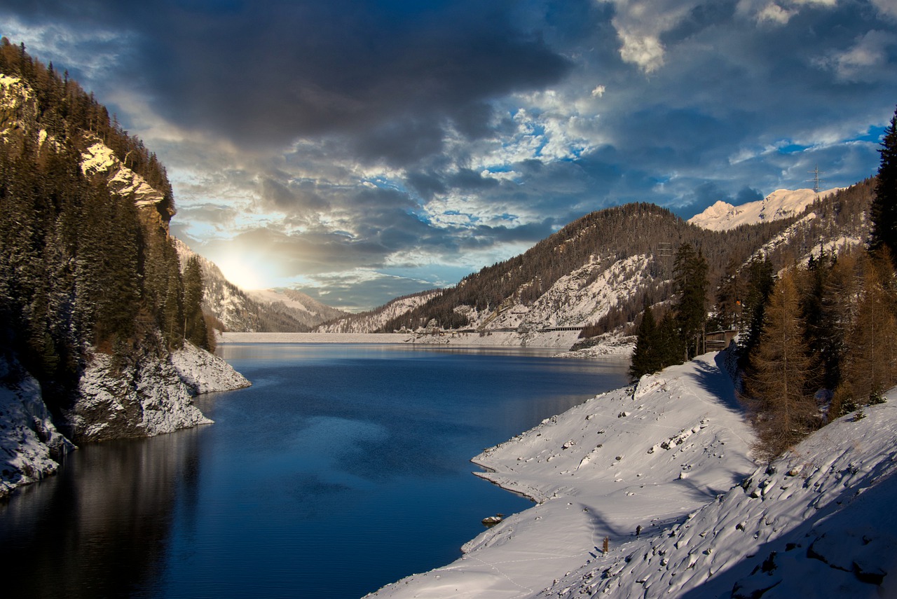 Mountains Alpine Reservoir  - pixel2013 / Pixabay